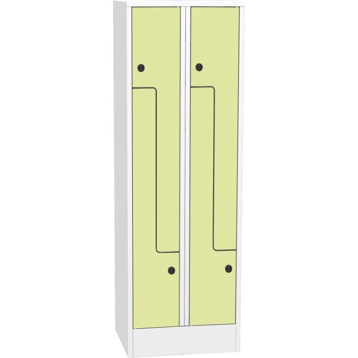 Vietu taupošs skapis "Z" ar kompaktām lamināta durvīm"