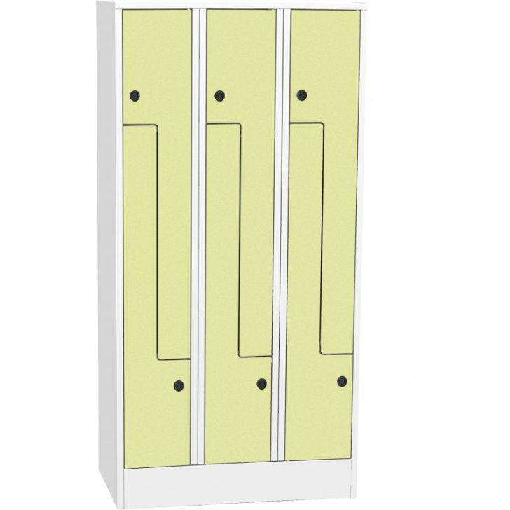 Vietu taupošs skapis "Z" ar kompaktām lamināta durvīm"