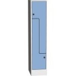 Vietu taupošs skapis "Z" ar kompaktām lamināta durvīm"