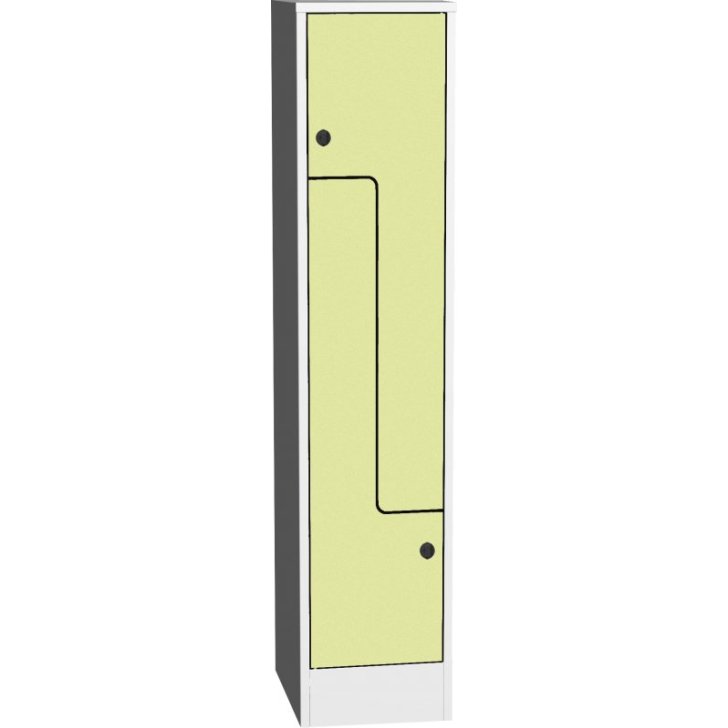 Vietu taupošs skapis "Z" ar kompaktām lamināta durvīm"