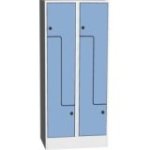 Vietu taupošs skapis "Z" ar kompaktām lamināta durvīm"