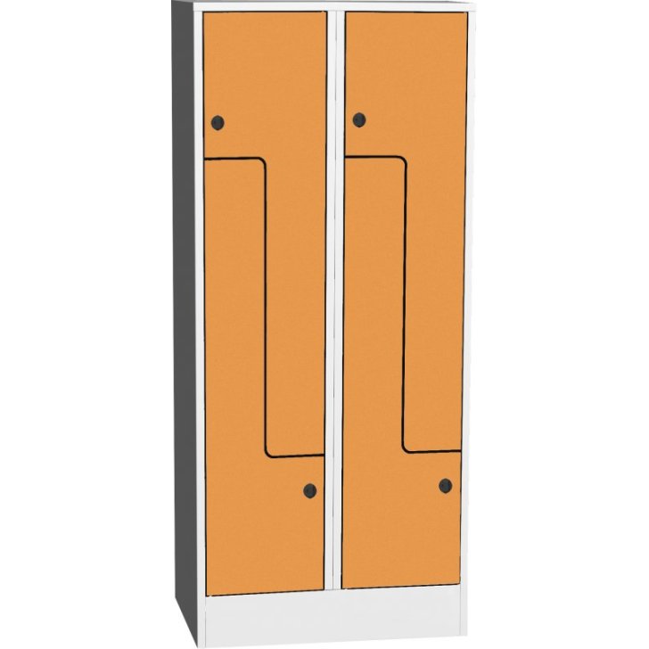 Vietu taupošs skapis "Z" ar kompaktām lamināta durvīm"