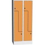 Vietu taupošs skapis "Z" ar kompaktām lamināta durvīm"