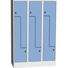 Vietu taupošs skapis "Z" ar kompaktām lamināta durvīm"