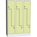 Vietu taupošs skapis "Z" ar kompaktām lamināta durvīm"