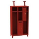 Garderobes skapītis diviem ugunsdzēsējiem