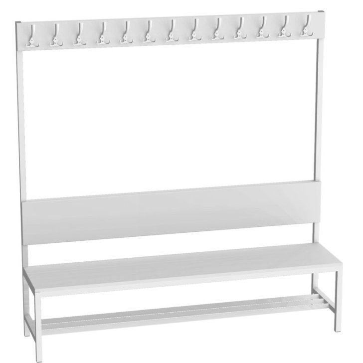 Ģērbšanās sols ar pakaramiem