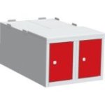 Pamatkaste zem drēbju skapja