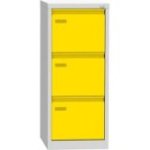 A4 kartotēkas skapis ar trim atvilktnēm