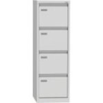 Reģistrācijas skapis A4 ar četrām atvilktnēm