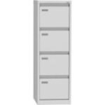 Reģistrācijas skapis A4 ar četrām atvilktnēm