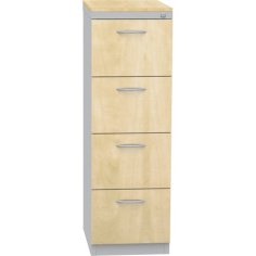 Lamināta dokumentu skapis A4 ar četrām atvilktnēm
