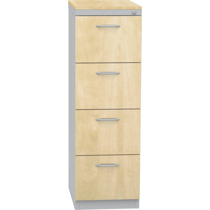 Lamināta dokumentu skapis A4 ar četrām atvilktnēm