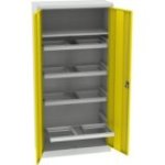 Universāls skapis ar 4 izvelkamiem rāmjiem A4 mapju pakarināšanai + 1 plaukts