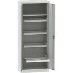 Universāls skapis ar 4 izvelkamiem rāmjiem A4 mapju pakarināšanai + 1 plaukts