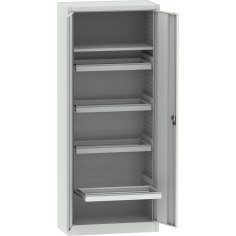 Universāls skapis ar 4 izvelkamiem rāmjiem A4 mapju pakarināšanai + 1 plaukts 2