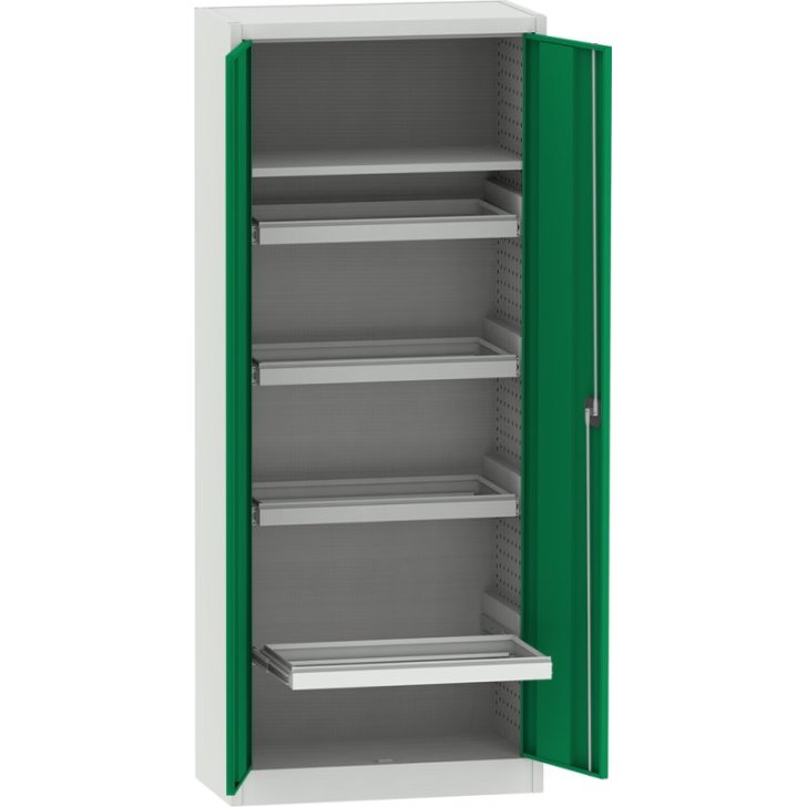 Universāls skapis ar 4 izvelkamiem rāmjiem A4 mapju pakarināšanai + 1 plaukts