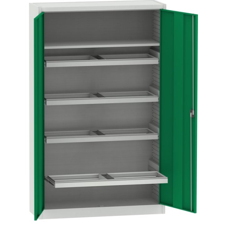 Universāls skapis ar 4 izvelkamiem rāmjiem A4 mapju pakarināšanai + 1 plaukts