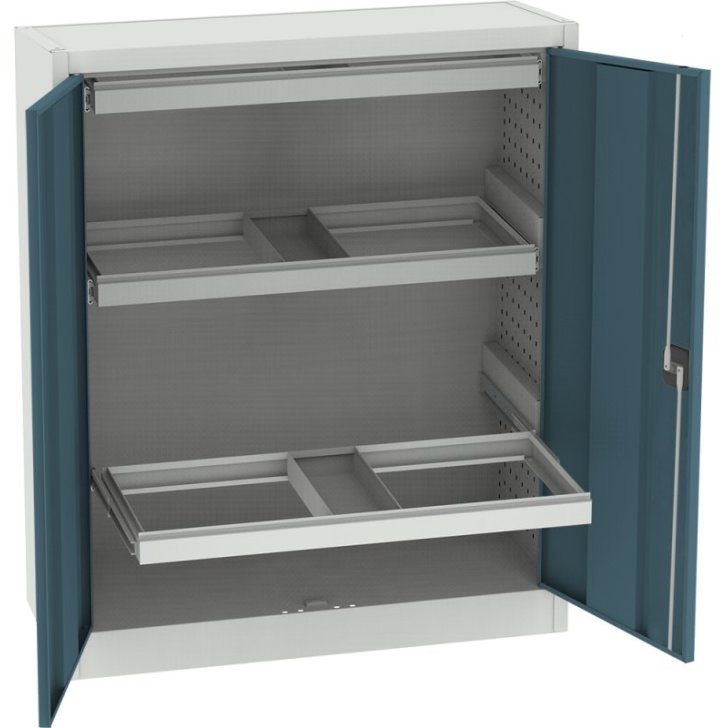 Universāls skapis ar 3 izvelkamiem rāmjiem A4 mapju pakarināšanai