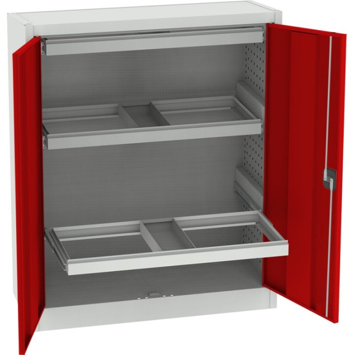 Universāls skapis ar 3 izvelkamiem rāmjiem A4 mapju pakarināšanai