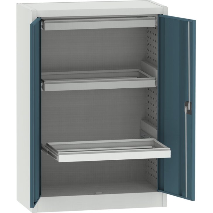 Universāls skapis ar 3 izvelkamiem rāmjiem A4 mapju pakarināšanai