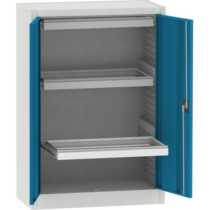 Universāls skapis ar 3 izvelkamiem rāmjiem A4 mapju pakarināšanai