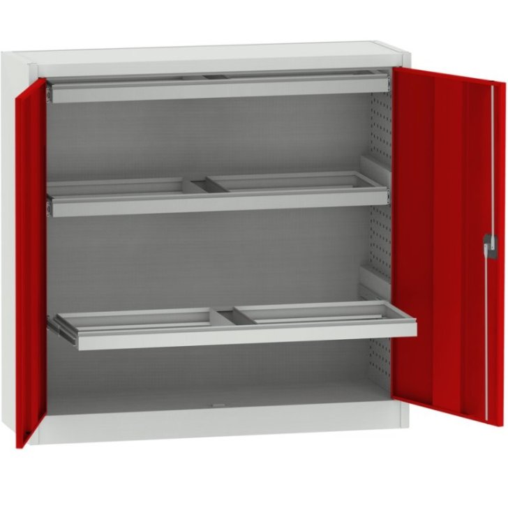 Universāls skapis ar 3 izvelkamiem rāmjiem A4 mapju pakarināšanai