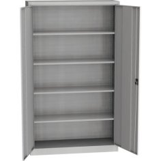 Universāls plauktu skapis ar tērauda durvīm