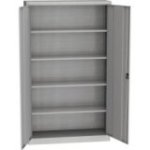 Universāls plauktu skapis ar tērauda durvīm