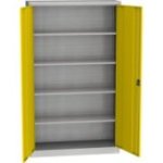 Universāls plauktu skapis ar tērauda durvīm