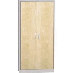 Universāls plauktu skapis ar lamināta durvīm