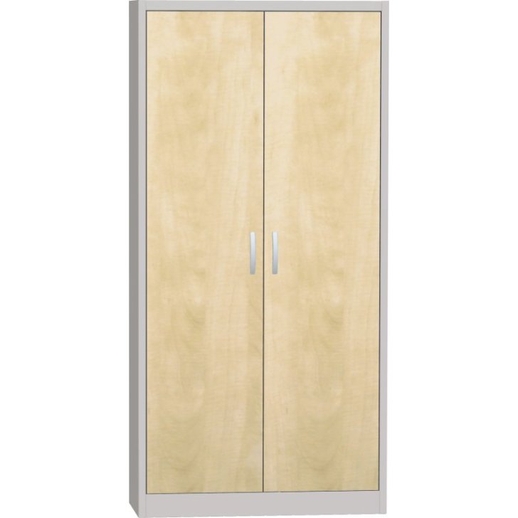 Universāls plauktu skapis ar lamināta durvīm