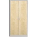 Universāls plauktu skapis ar lamināta durvīm