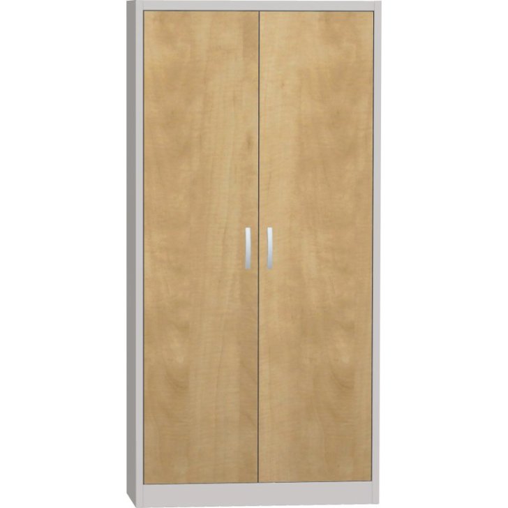 Universāls plauktu skapis ar lamināta durvīm