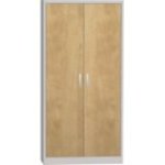 Universāls plauktu skapis ar lamināta durvīm