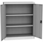 Universāls plauktu skapis ar tērauda durvīm