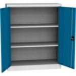 Universāls plauktu skapis ar tērauda durvīm