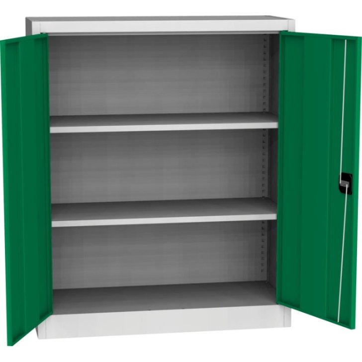 Universāls plauktu skapis ar tērauda durvīm