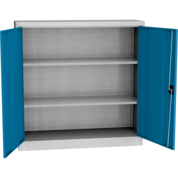 Universāls plauktu skapis ar tērauda durvīm