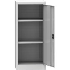 Universāls plauktu skapis ar tērauda durvīm