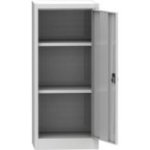 Universāls plauktu skapis ar tērauda durvīm