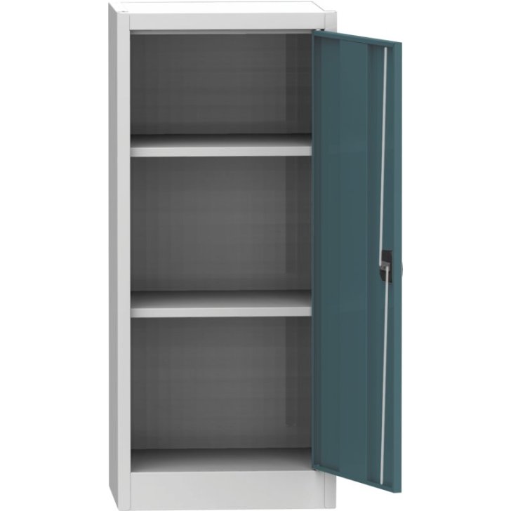 Universāls plauktu skapis ar tērauda durvīm