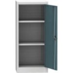 Universāls plauktu skapis ar tērauda durvīm