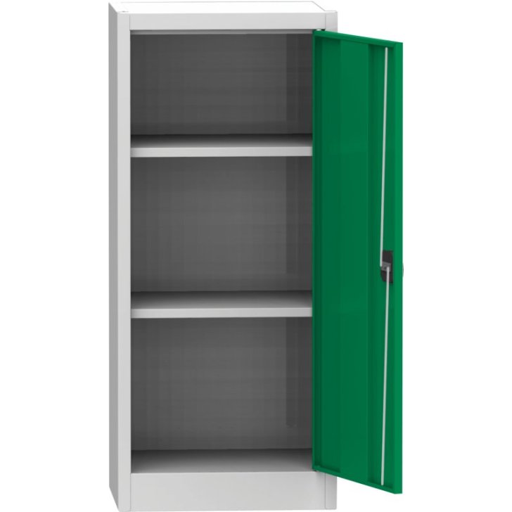 Universāls plauktu skapis ar tērauda durvīm