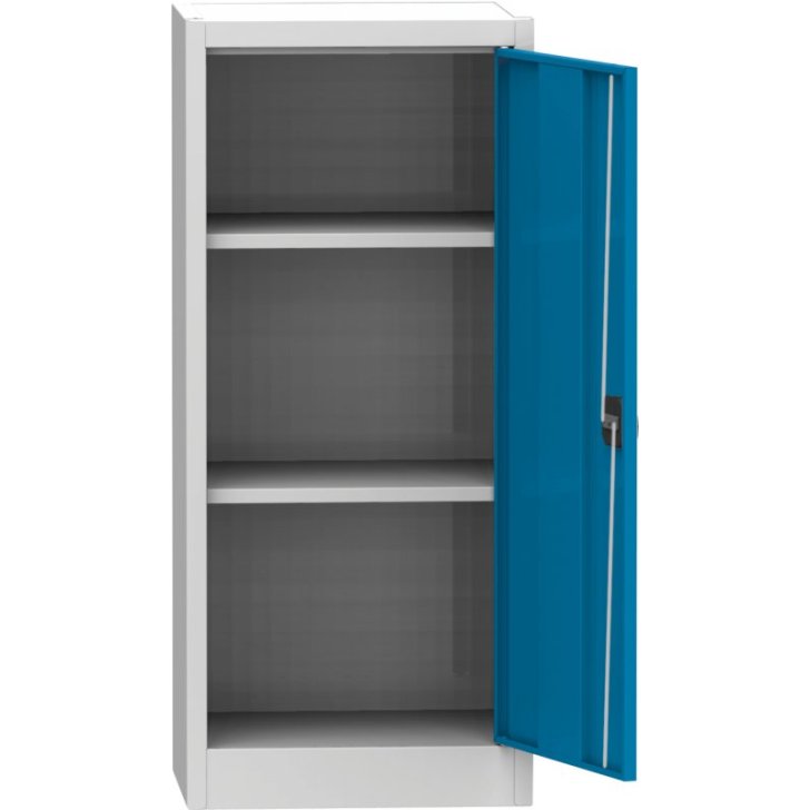 Universāls plauktu skapis ar tērauda durvīm