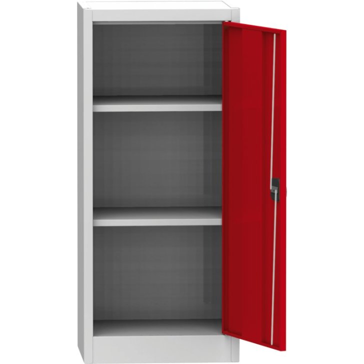 Universāls plauktu skapis ar tērauda durvīm