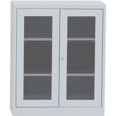 Universāls skapis ar veramām stiepļu durvīm 2