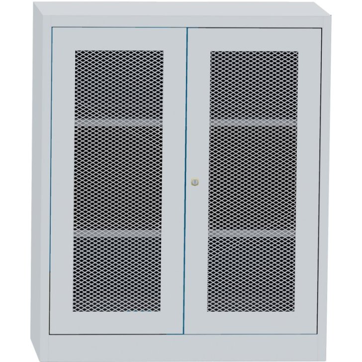 Universāls skapis ar veramām stiepļu durvīm