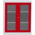 Universāls skapis ar veramām stiepļu durvīm