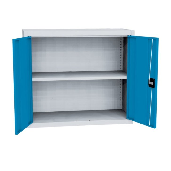 Universāls plauktu skapis ar tērauda durvīm